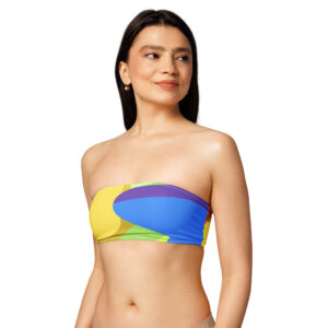 Expats United  Recycled bandeau bikini top