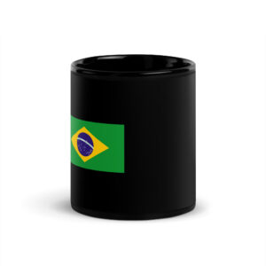 Brazil Black Glossy Mug