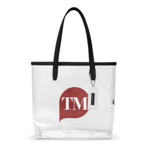 Clear tote bag