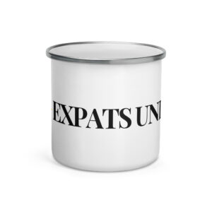 Expats United Enamel Mug