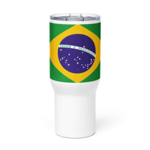 Brazil Travel mug with a handle