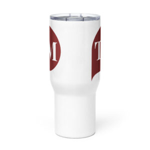 TM Travel mug with a handle