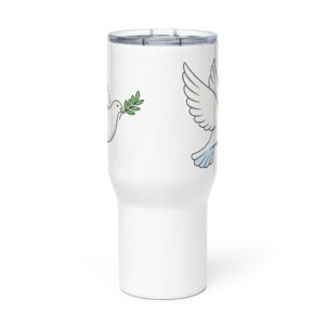 Peace Travel mug with a handle