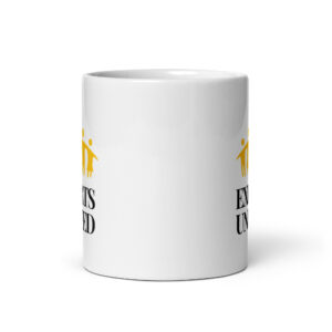 Expats United White glossy mug