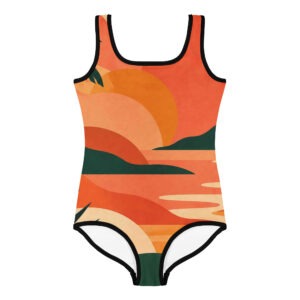 All-Over Print Kids Swimsuit