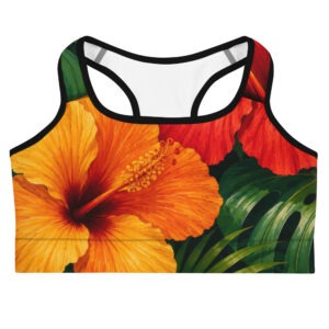 Retro Tropicalia Sports bra