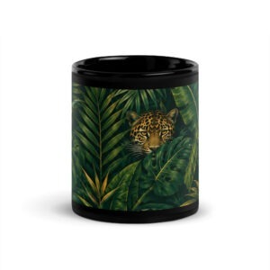 Onca Pintada Black Glossy Mug