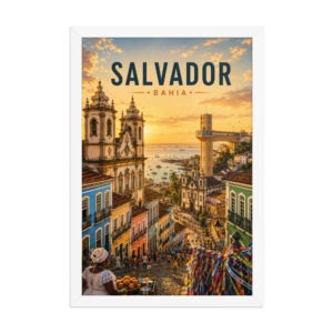 Salvador Bahia Framed poster