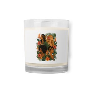 Mulheres  Glass jar soy wax candle