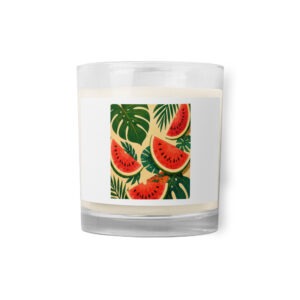 Melanciaga Glass jar soy wax candle