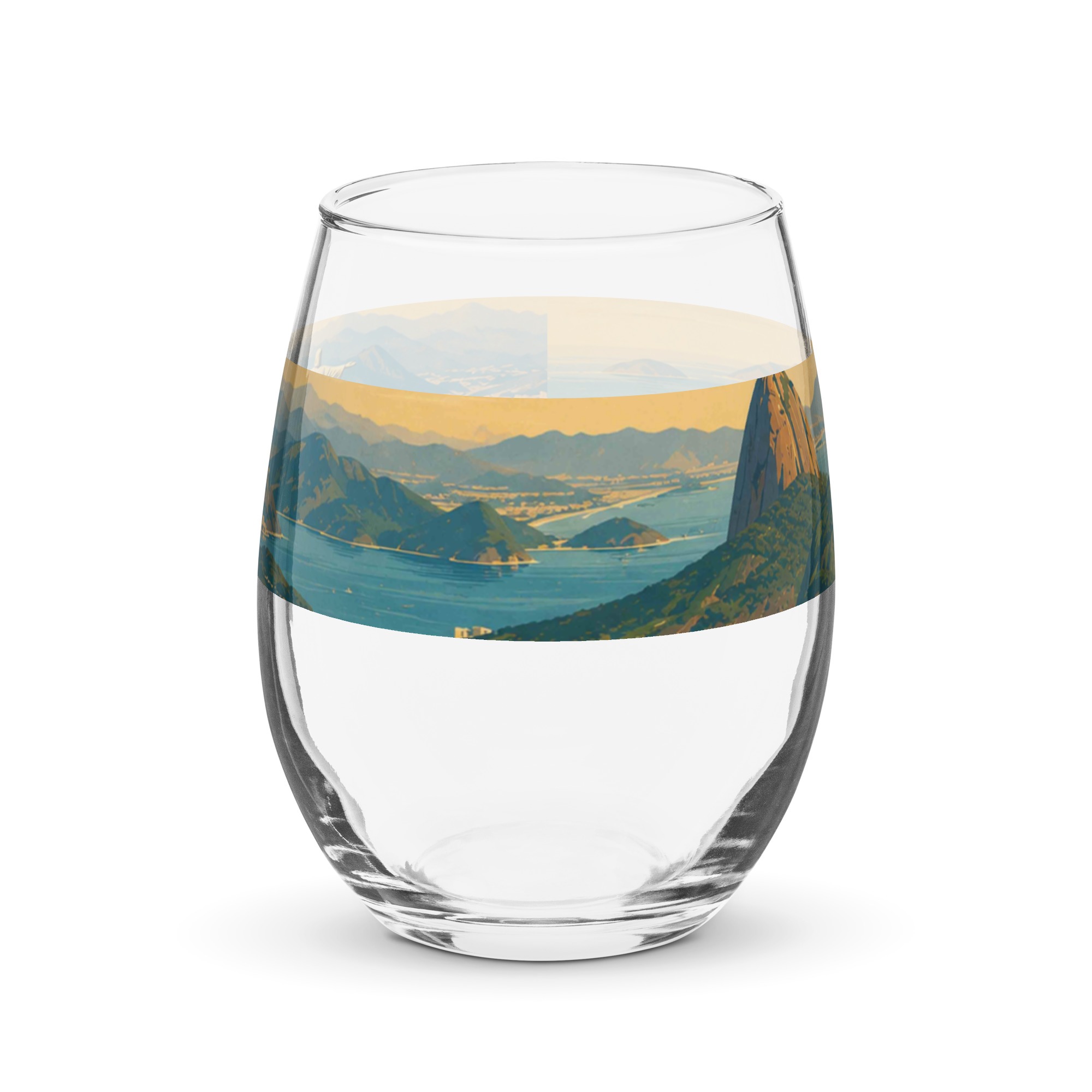Rio Stemless wine glass