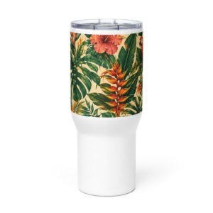 Tropicalia Arara Travel mug with a handle