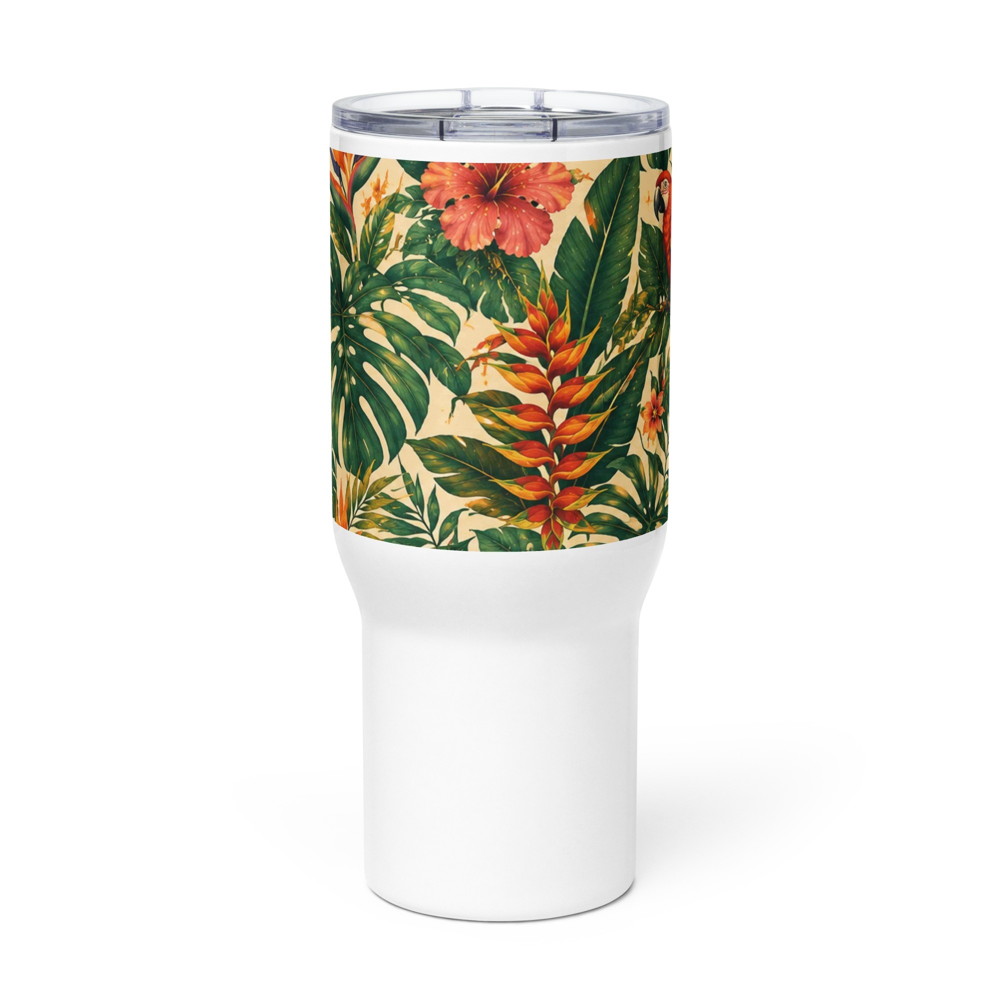 Tropicalia Arara Travel mug with a handle