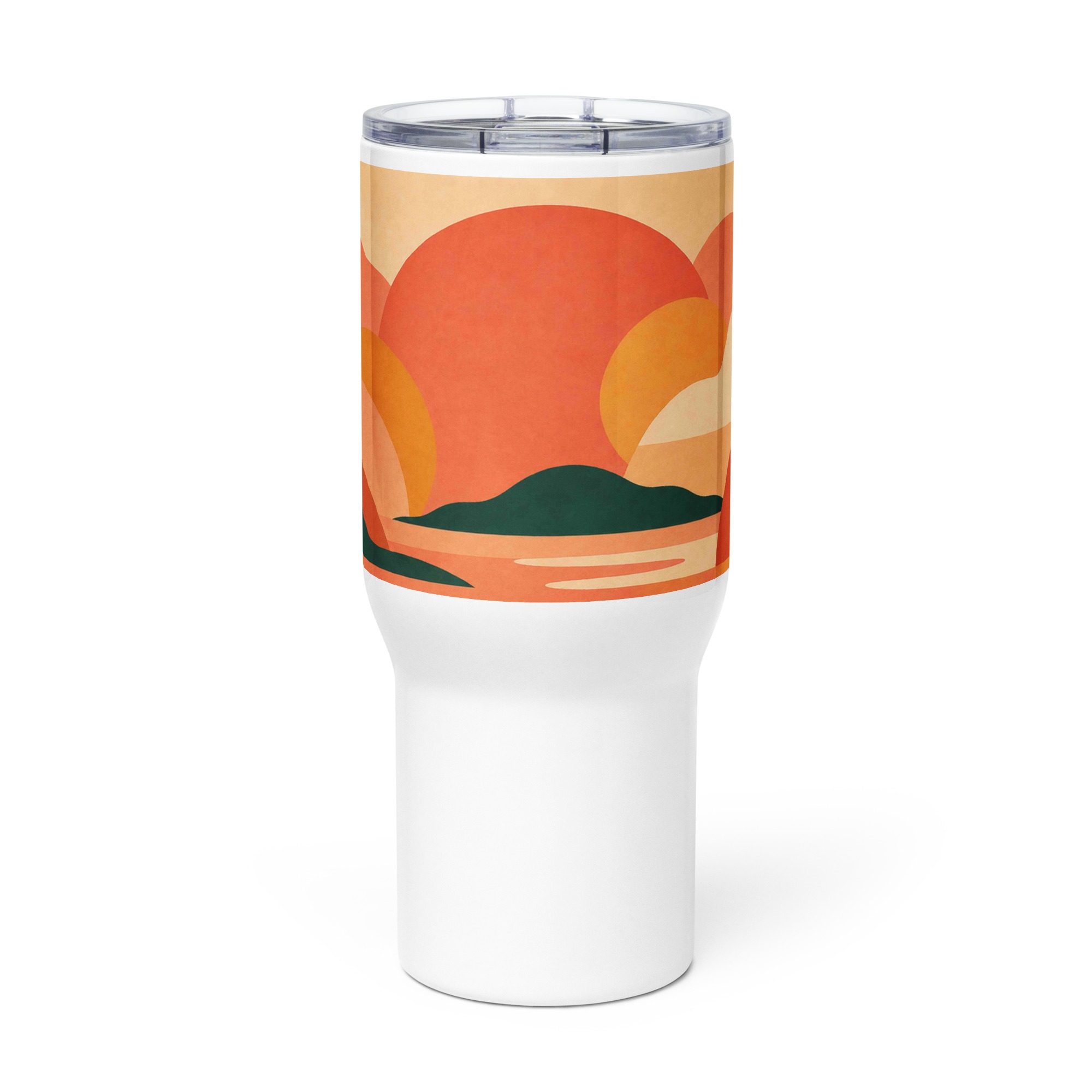 Tropicalia Travel mug with a handle