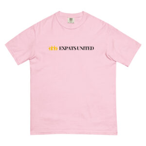Unisex Expats United Rosa t-shirt