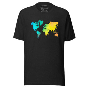 Atlas Black Unisex t-shirt